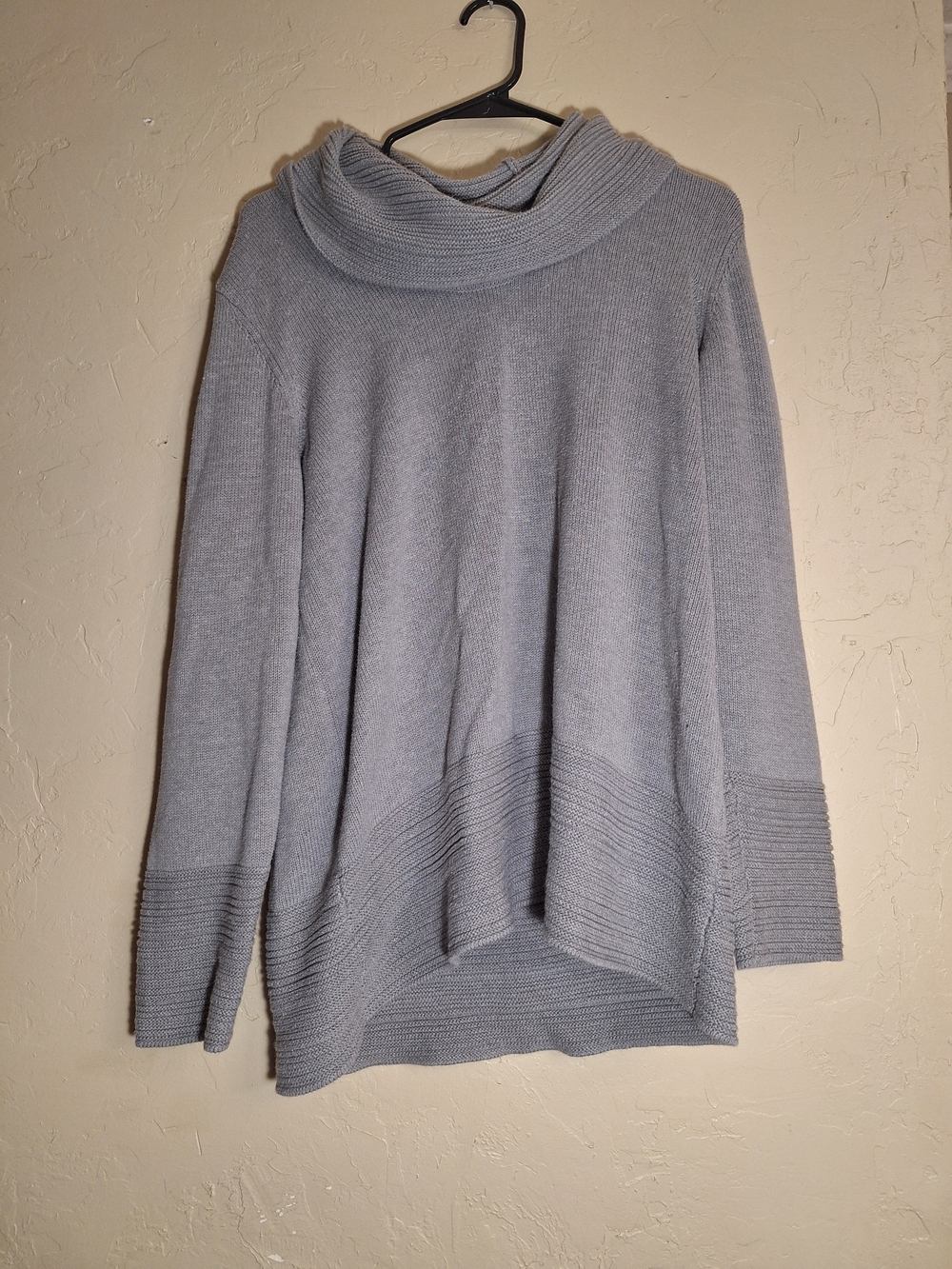 Calvin Klein Light Gray Cowl Neck Sweater XL